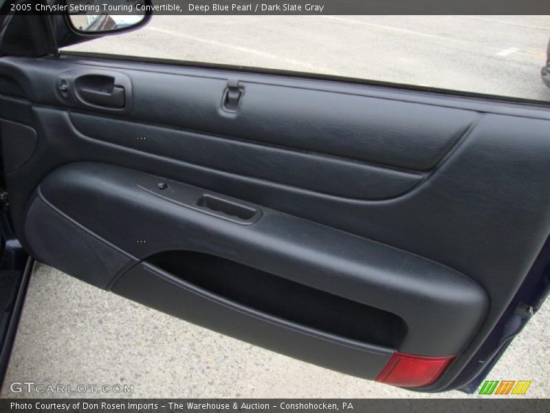 Deep Blue Pearl / Dark Slate Gray 2005 Chrysler Sebring Touring Convertible
