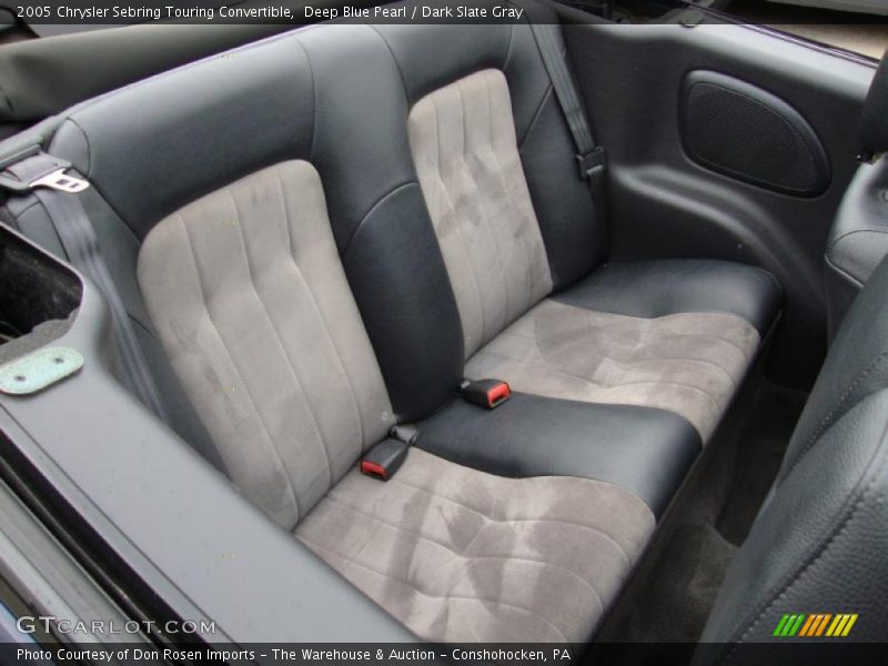 Deep Blue Pearl / Dark Slate Gray 2005 Chrysler Sebring Touring Convertible