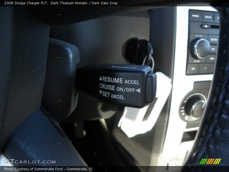 Dark Titanium Metallic / Dark Slate Gray 2008 Dodge Charger R/T