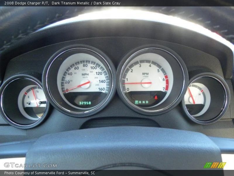 Dark Titanium Metallic / Dark Slate Gray 2008 Dodge Charger R/T