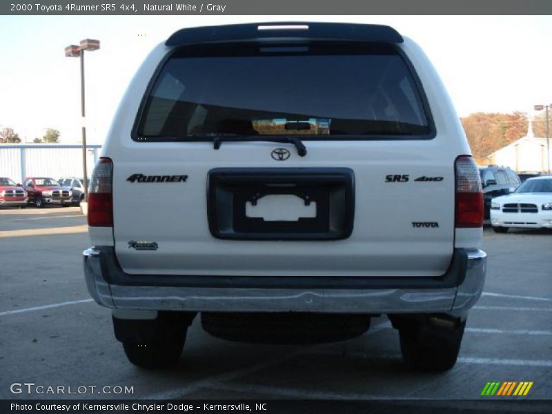 Natural White / Gray 2000 Toyota 4Runner SR5 4x4