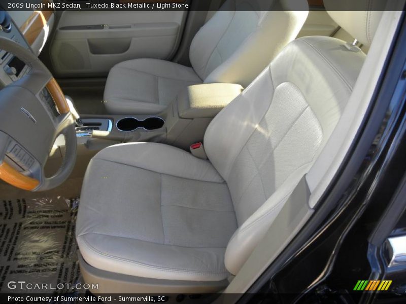 Tuxedo Black Metallic / Light Stone 2009 Lincoln MKZ Sedan