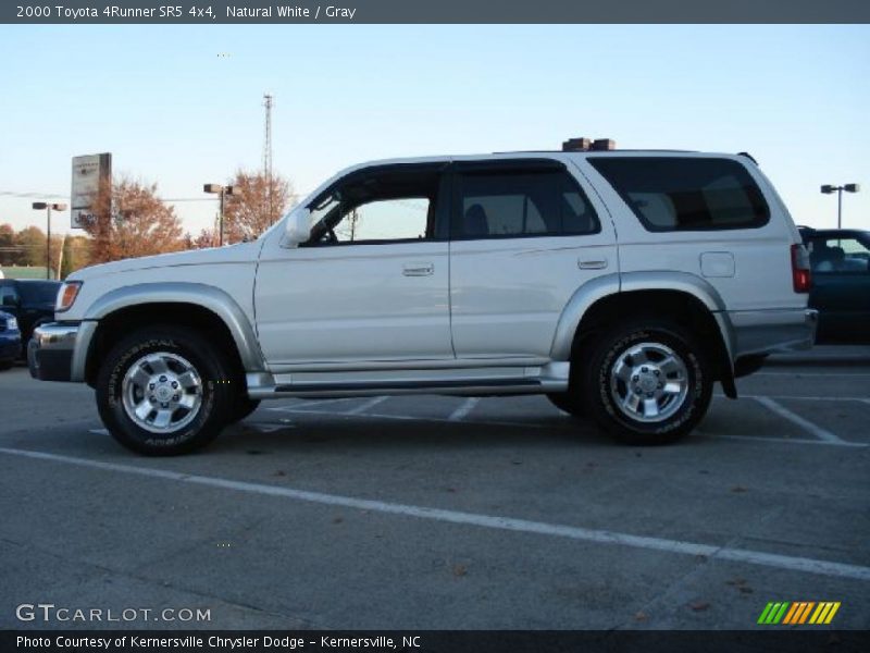 Natural White / Gray 2000 Toyota 4Runner SR5 4x4