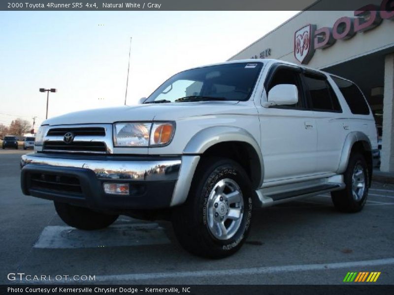 Natural White / Gray 2000 Toyota 4Runner SR5 4x4