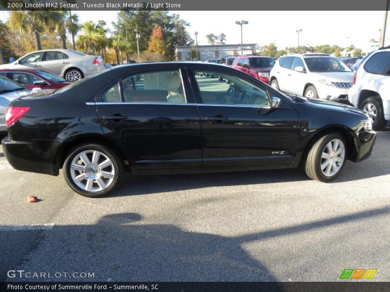 Tuxedo Black Metallic / Light Stone 2009 Lincoln MKZ Sedan