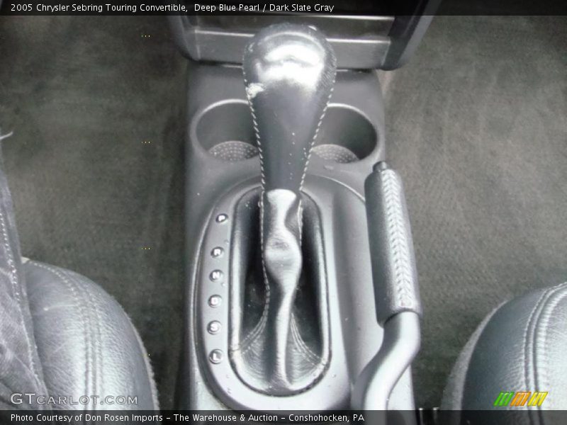 Deep Blue Pearl / Dark Slate Gray 2005 Chrysler Sebring Touring Convertible