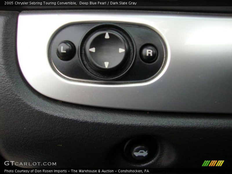 Deep Blue Pearl / Dark Slate Gray 2005 Chrysler Sebring Touring Convertible