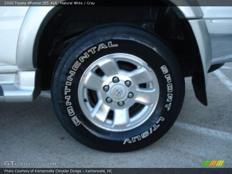 Natural White / Gray 2000 Toyota 4Runner SR5 4x4