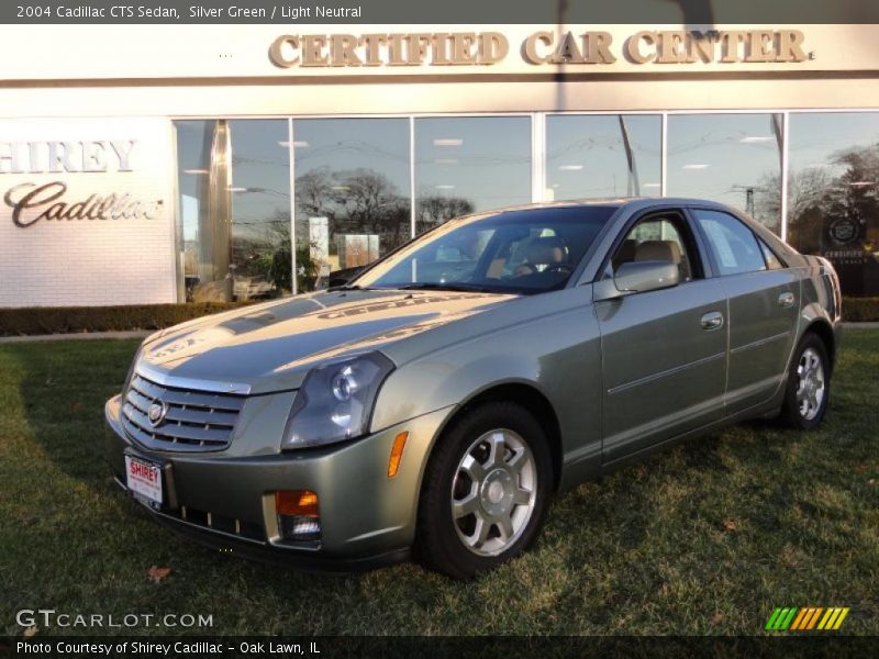 Silver Green / Light Neutral 2004 Cadillac CTS Sedan