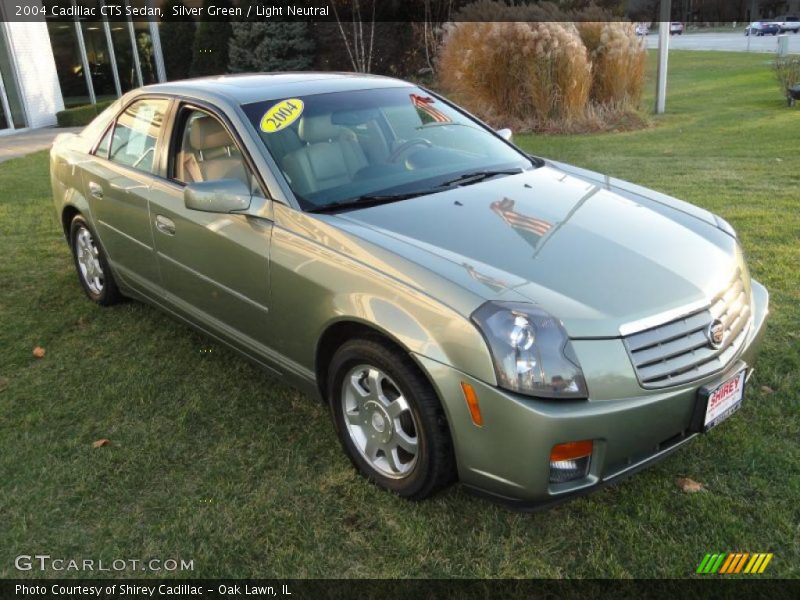 Silver Green / Light Neutral 2004 Cadillac CTS Sedan