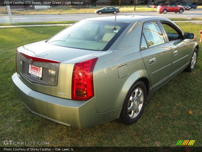 Silver Green / Light Neutral 2004 Cadillac CTS Sedan