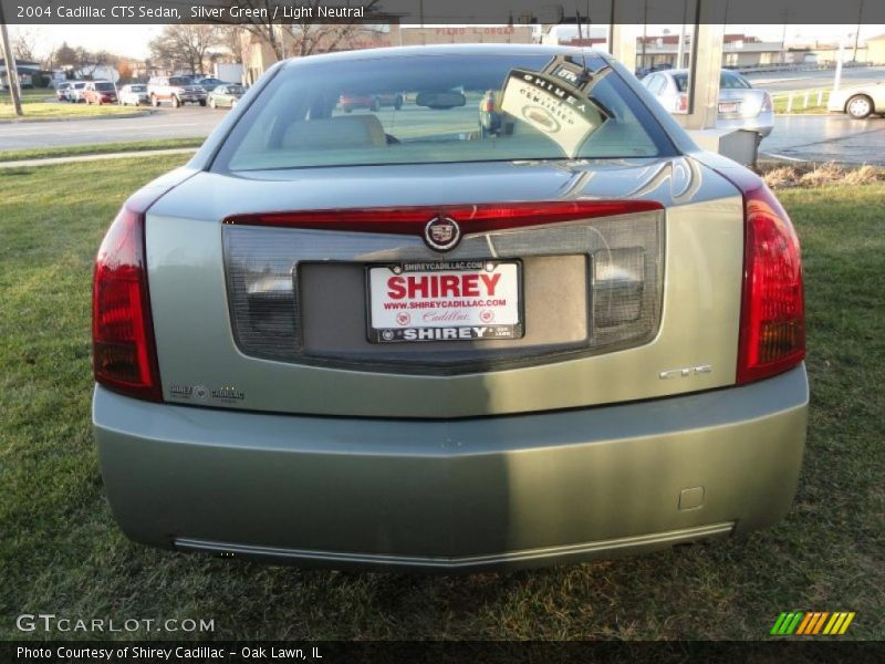 Silver Green / Light Neutral 2004 Cadillac CTS Sedan