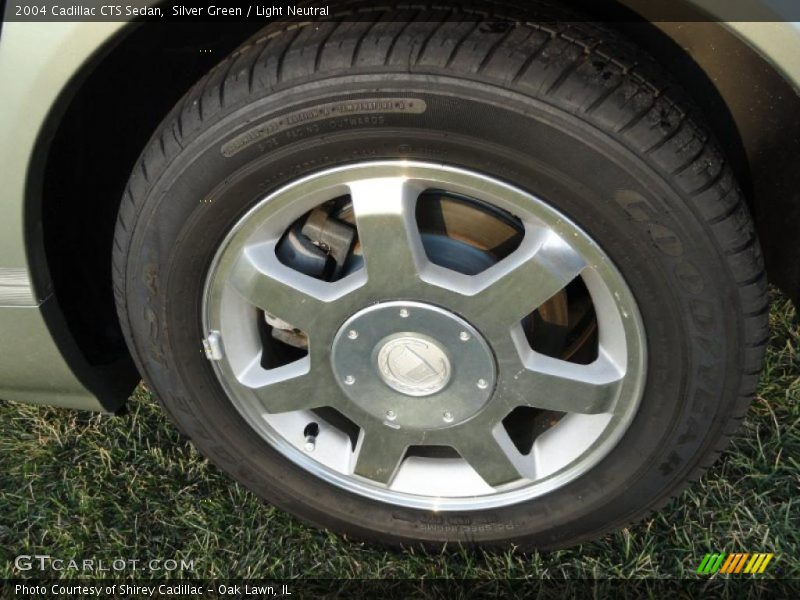 Silver Green / Light Neutral 2004 Cadillac CTS Sedan