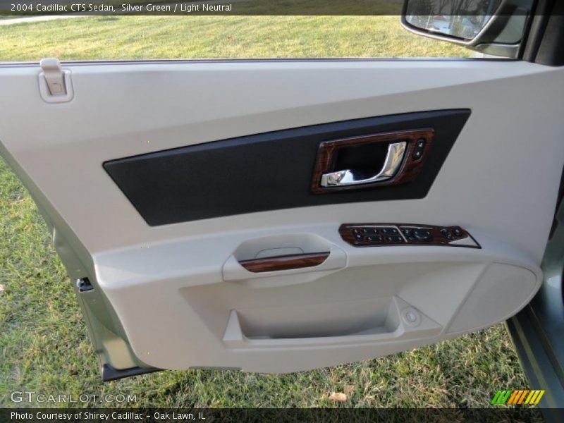 Silver Green / Light Neutral 2004 Cadillac CTS Sedan