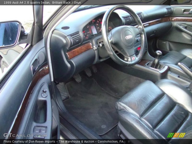 Onyx Interior - 1999 A4 2.8 quattro Sedan 
