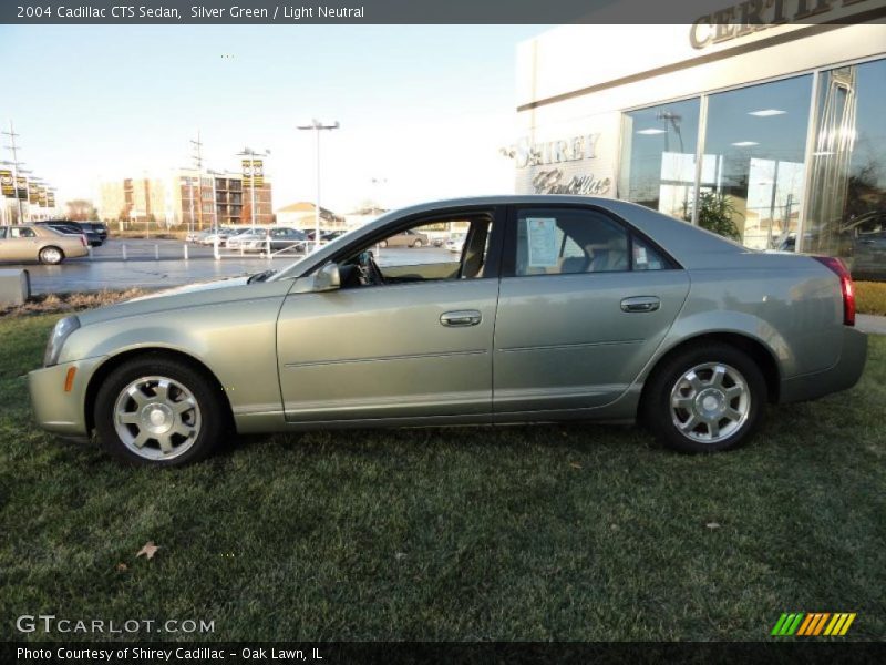 Silver Green / Light Neutral 2004 Cadillac CTS Sedan
