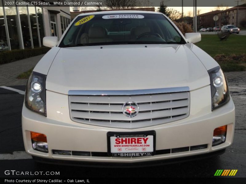 White Diamond / Cashmere 2007 Cadillac CTS Sedan