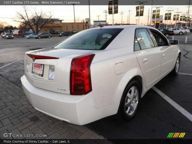 White Diamond / Cashmere 2007 Cadillac CTS Sedan