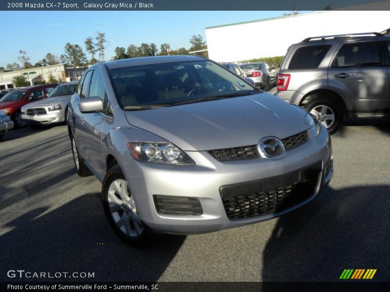 Galaxy Gray Mica / Black 2008 Mazda CX-7 Sport