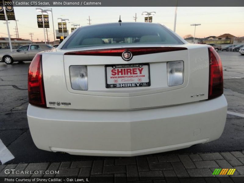 White Diamond / Cashmere 2007 Cadillac CTS Sedan