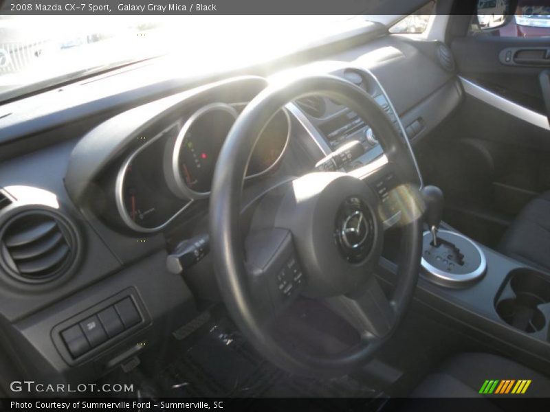 Galaxy Gray Mica / Black 2008 Mazda CX-7 Sport