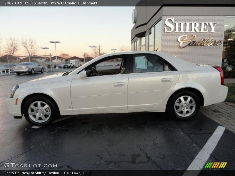 White Diamond / Cashmere 2007 Cadillac CTS Sedan