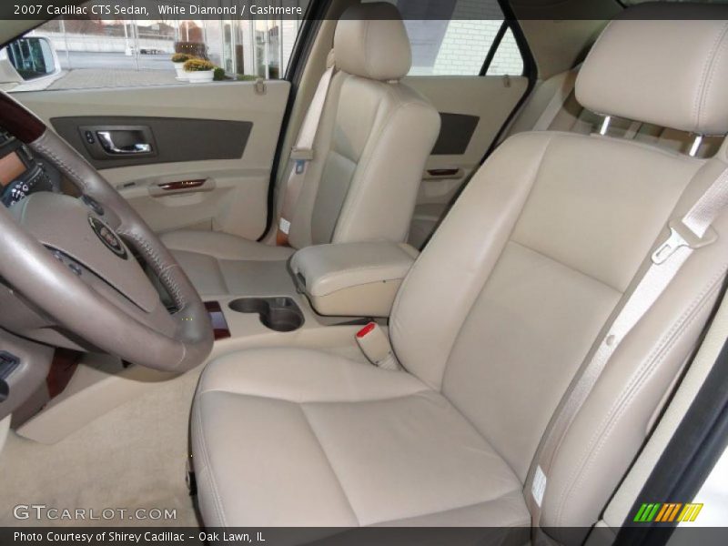 White Diamond / Cashmere 2007 Cadillac CTS Sedan
