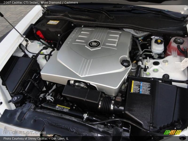 White Diamond / Cashmere 2007 Cadillac CTS Sedan