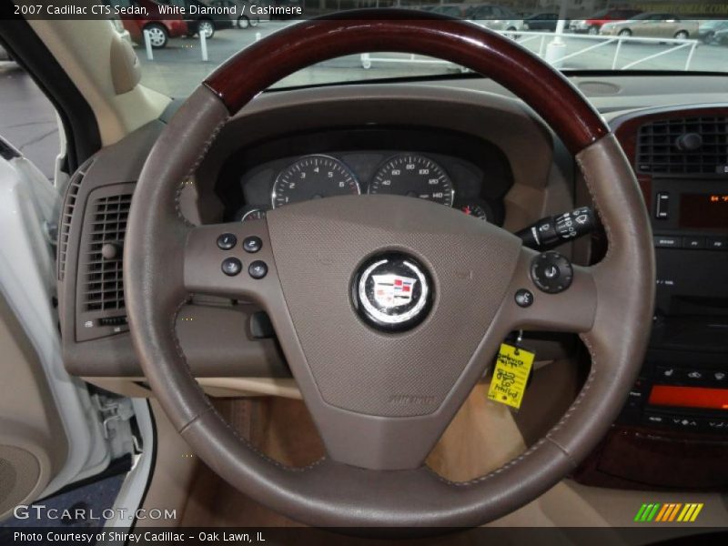 White Diamond / Cashmere 2007 Cadillac CTS Sedan