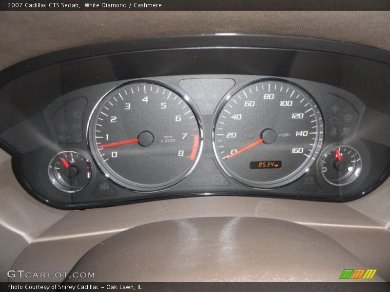 White Diamond / Cashmere 2007 Cadillac CTS Sedan