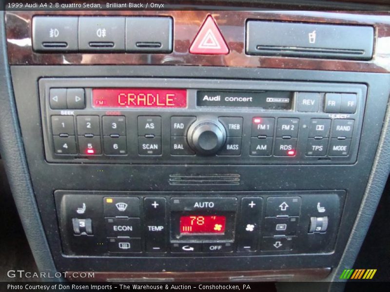 Controls of 1999 A4 2.8 quattro Sedan