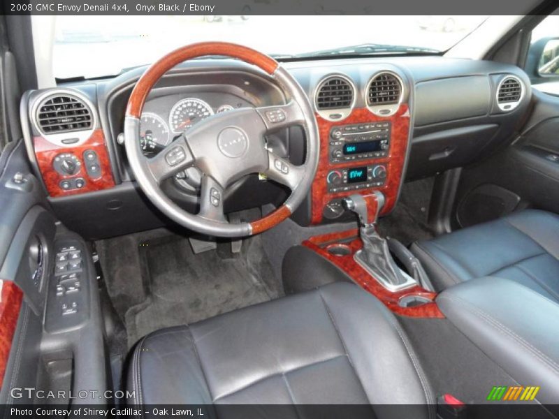 Ebony Interior - 2008 Envoy Denali 4x4 