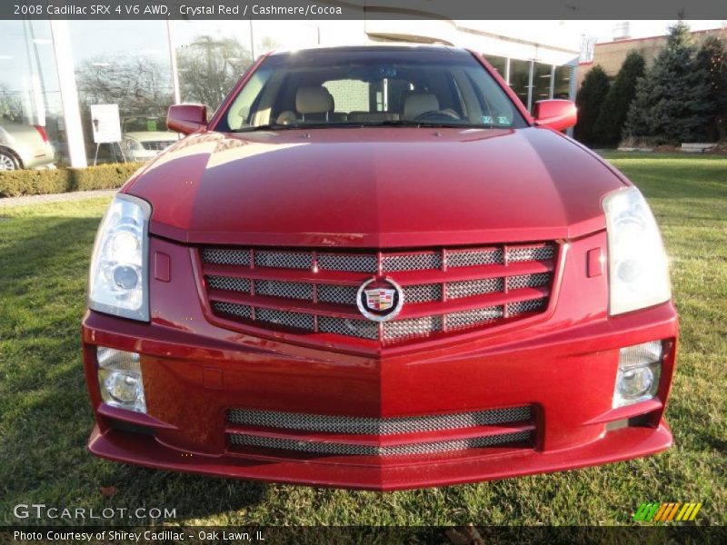 Crystal Red / Cashmere/Cocoa 2008 Cadillac SRX 4 V6 AWD
