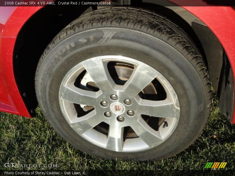 Crystal Red / Cashmere/Cocoa 2008 Cadillac SRX 4 V6 AWD