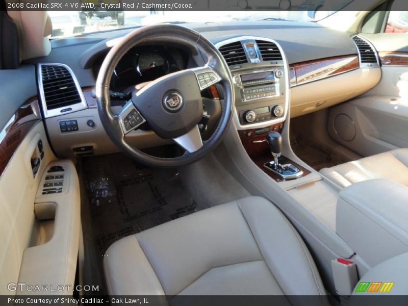 Crystal Red / Cashmere/Cocoa 2008 Cadillac SRX 4 V6 AWD