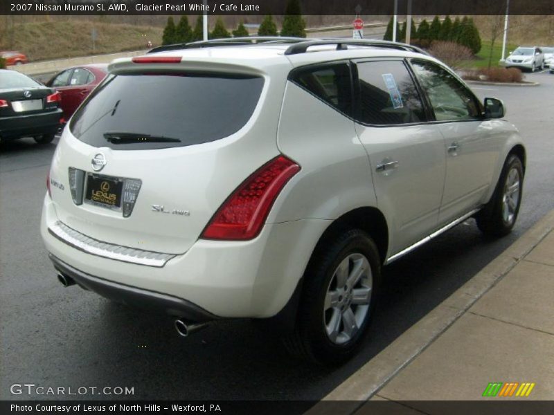 Glacier Pearl White / Cafe Latte 2007 Nissan Murano SL AWD