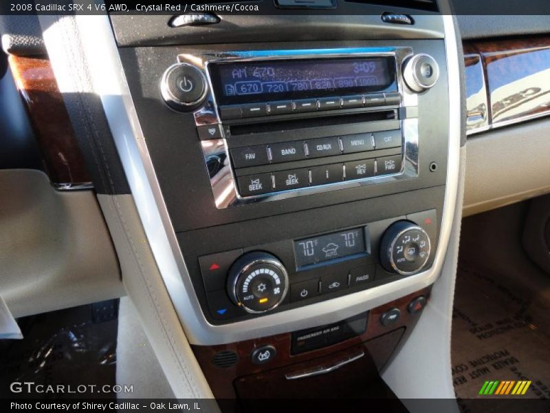 Crystal Red / Cashmere/Cocoa 2008 Cadillac SRX 4 V6 AWD