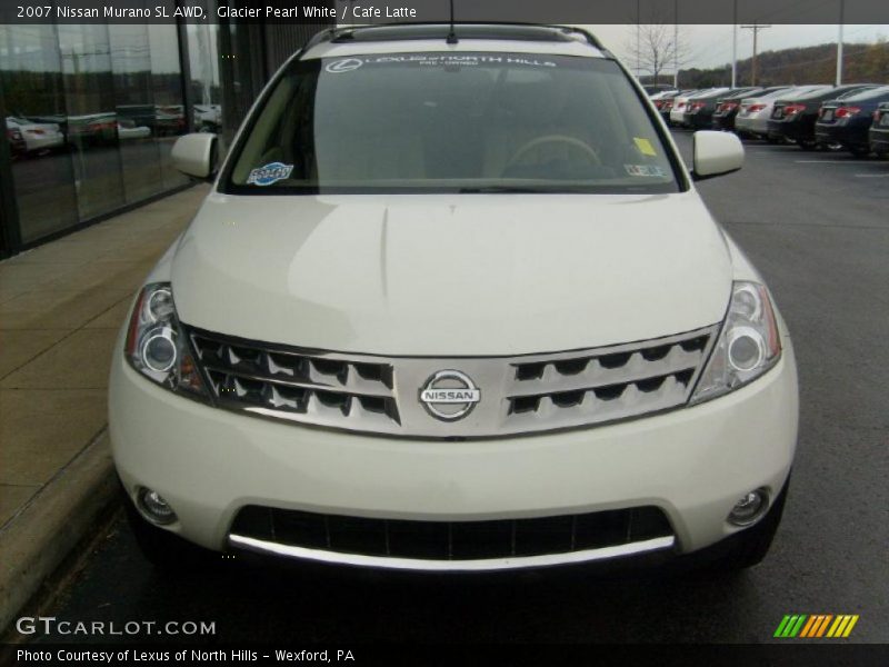 Glacier Pearl White / Cafe Latte 2007 Nissan Murano SL AWD