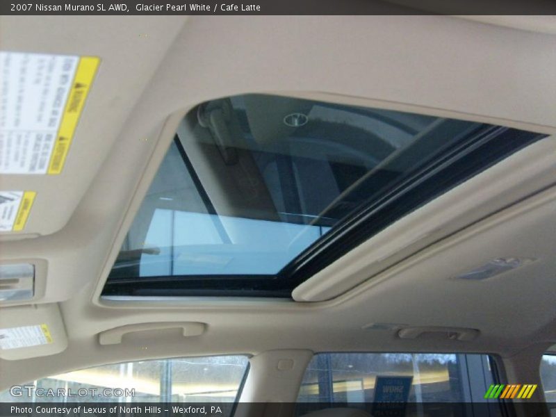 Glacier Pearl White / Cafe Latte 2007 Nissan Murano SL AWD