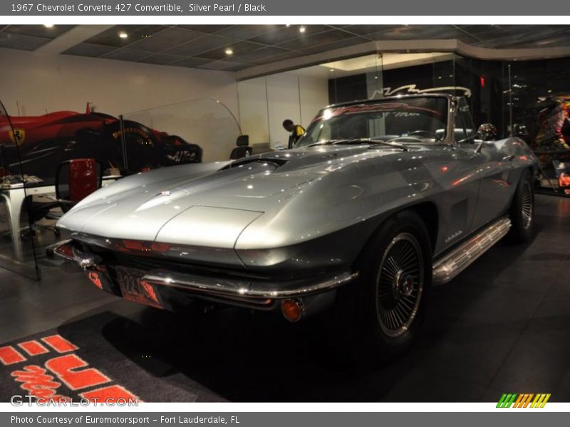 Silver Pearl / Black 1967 Chevrolet Corvette 427 Convertible