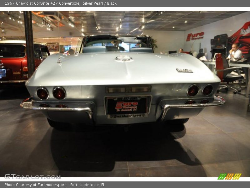 Silver Pearl / Black 1967 Chevrolet Corvette 427 Convertible