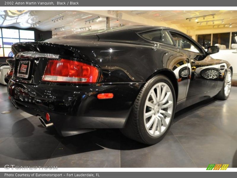 Black / Black 2002 Aston Martin Vanquish