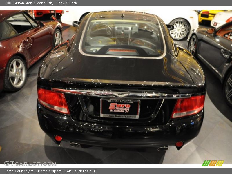 Black / Black 2002 Aston Martin Vanquish