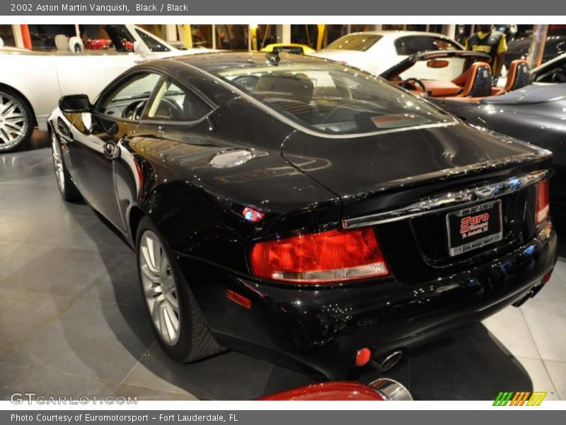 Black / Black 2002 Aston Martin Vanquish