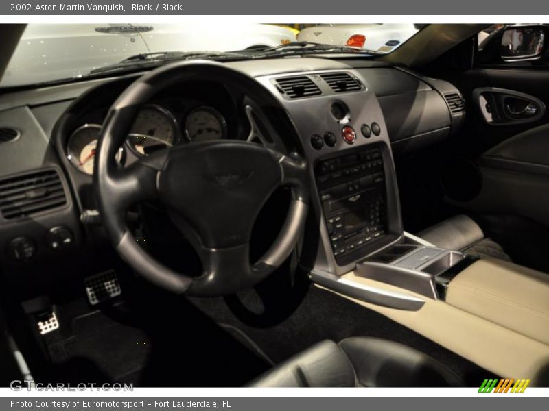 Dashboard of 2002 Vanquish 