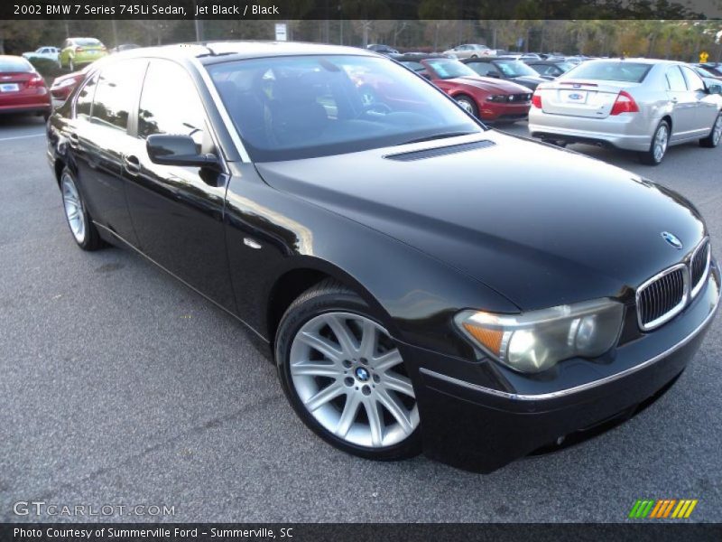 Jet Black / Black 2002 BMW 7 Series 745Li Sedan