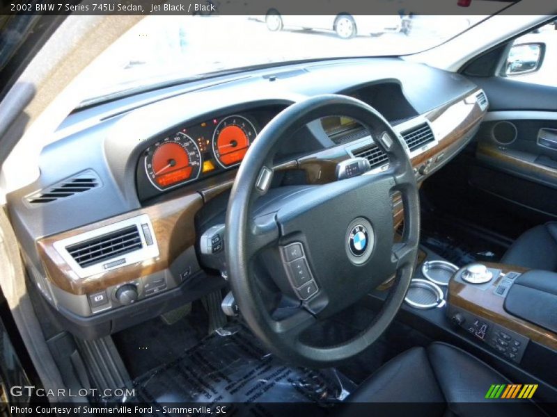 Jet Black / Black 2002 BMW 7 Series 745Li Sedan