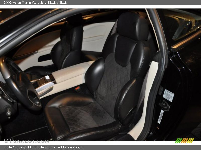  2002 Vanquish  Black Interior