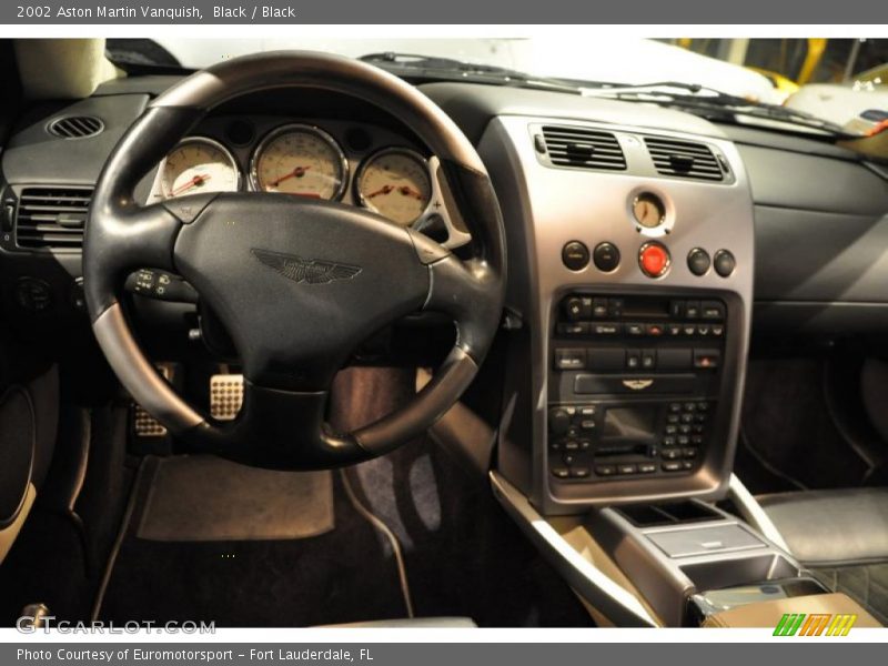 Dashboard of 2002 Vanquish 