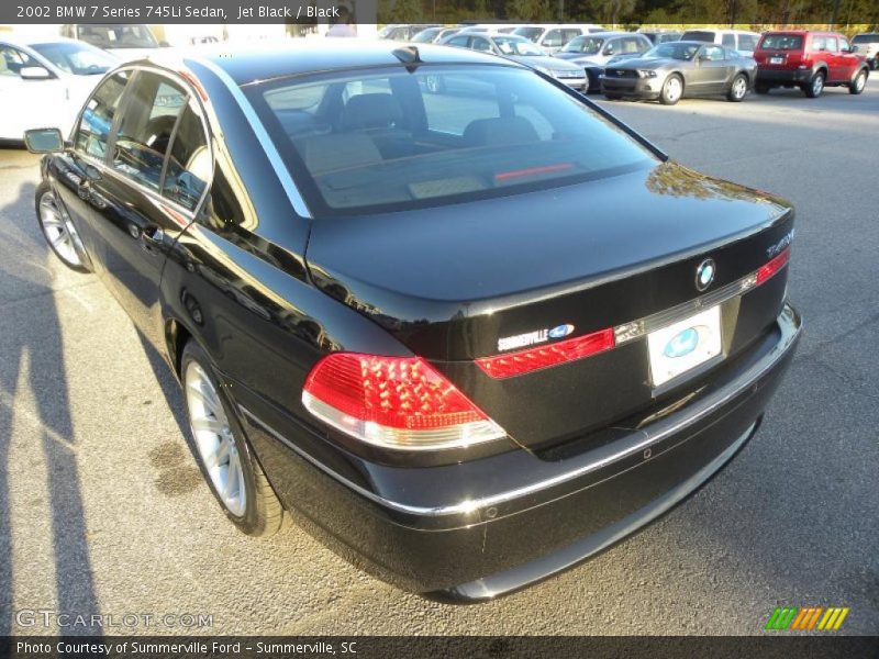 Jet Black / Black 2002 BMW 7 Series 745Li Sedan
